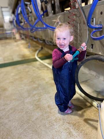 STARTING THEM YOUNG! (AND HAPPY ABOUT IT) – Bec Walmsley, Robsvue Holsteins.